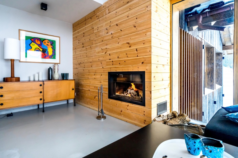 Saint Martin Belleville Location Appartement Luxe Ipynemy Cheminée 
