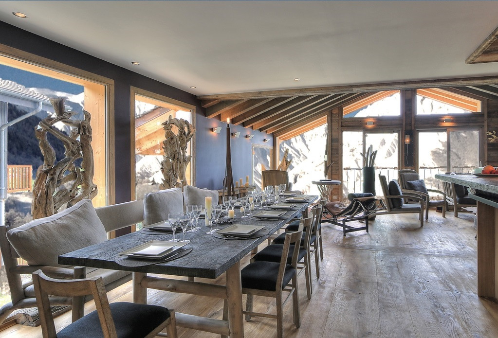 Saint Martin Belleville Location Chalet Luxe Ikaite Salle A Manger 