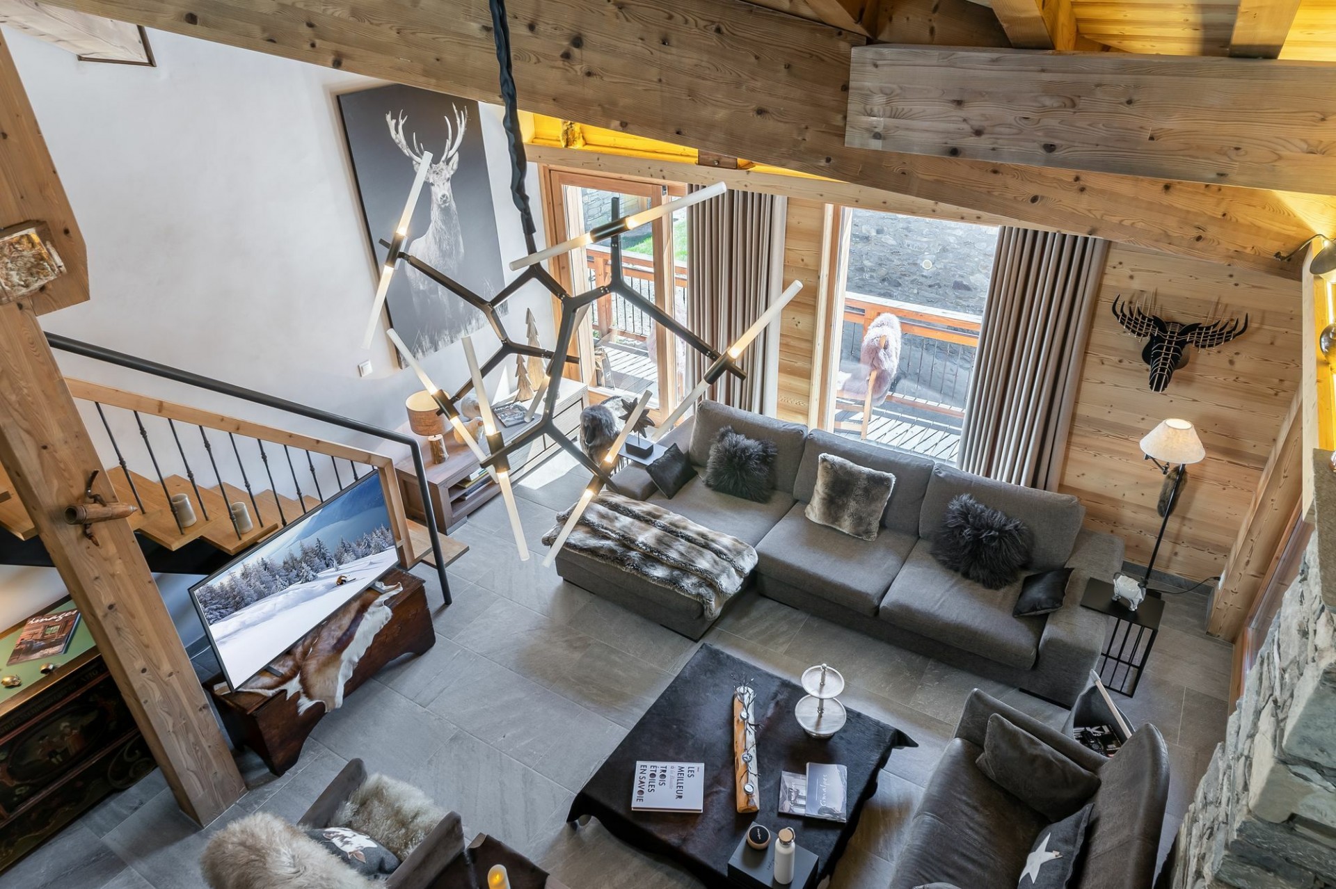 Saint Martin Belleville Location Chalet Luxe Ipalou Salon 4