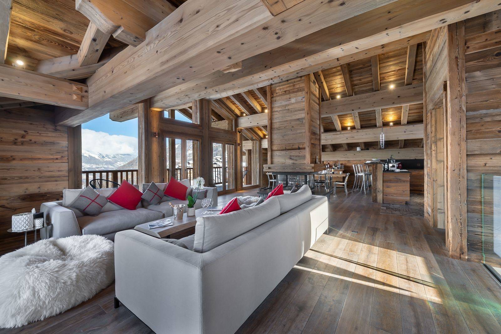 Saint Martin De Belleville Location Chalet Luxe Ipalio Séjour