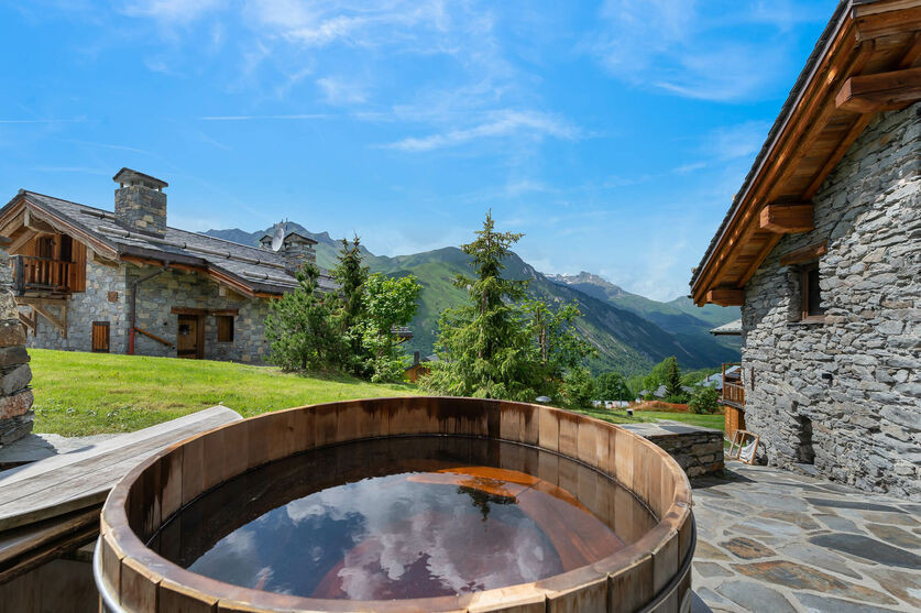 Saint Martin De Belleville Location Chalet Luxe Sanit Jacuzzi 