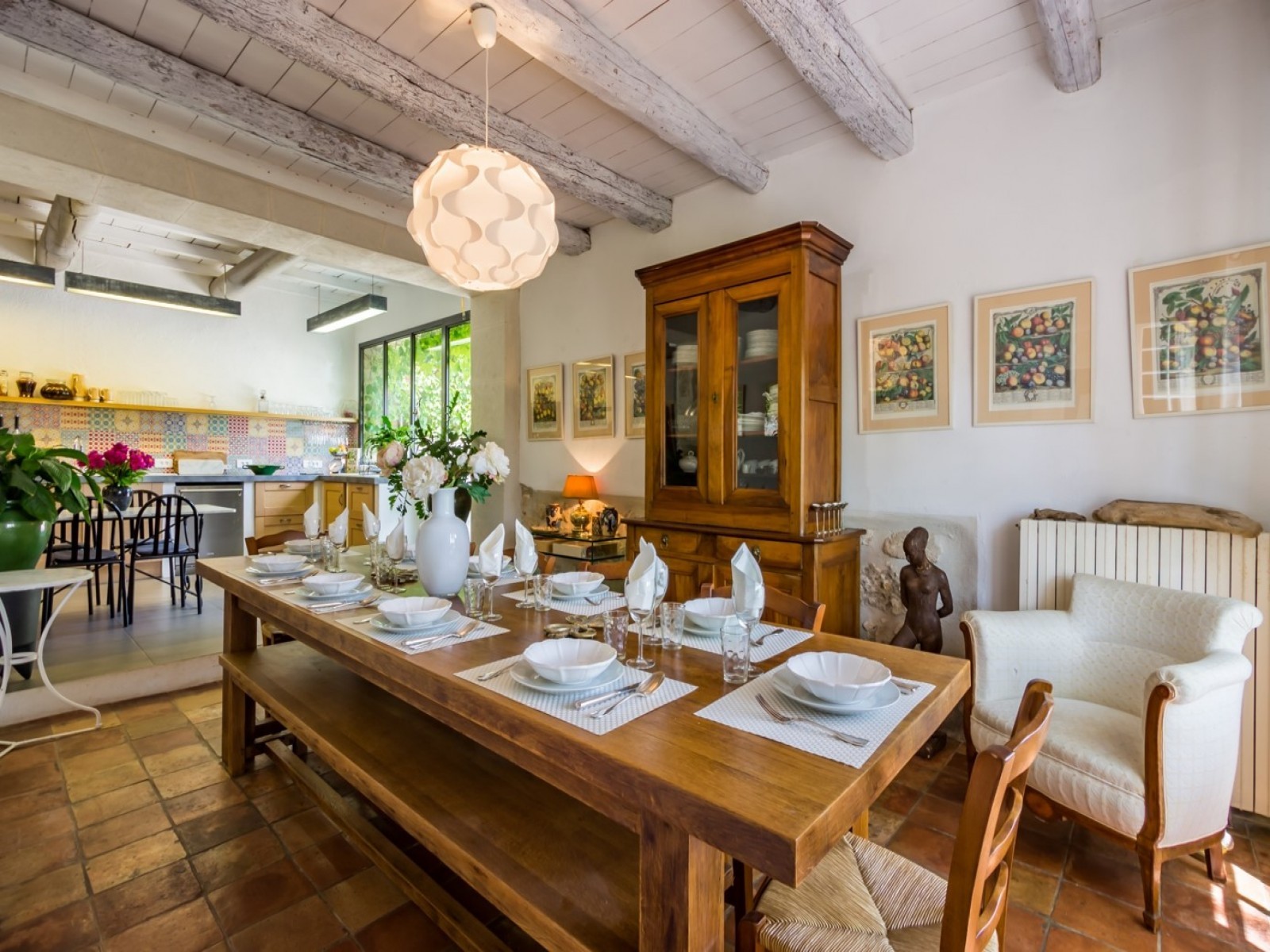 Saint Rémy De Provence Luxury Rental Villa Micavite Dining Room