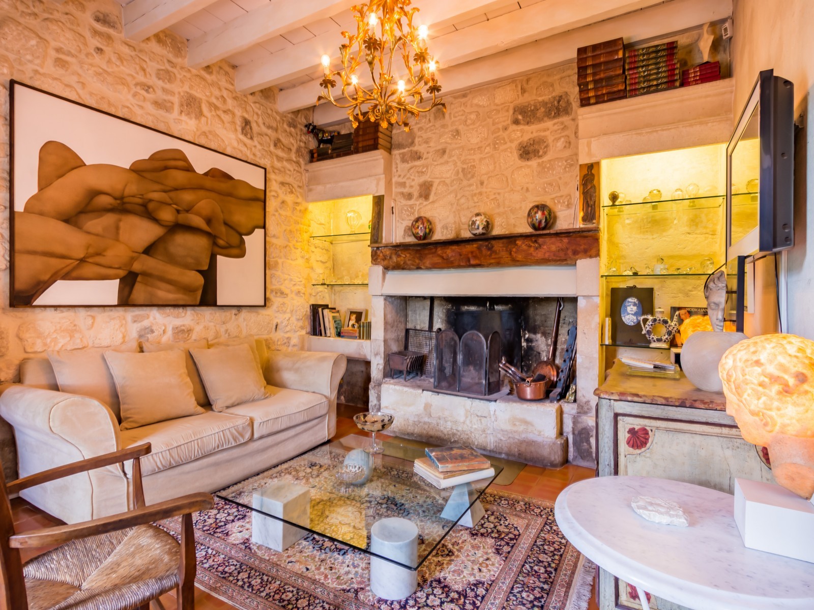 Saint Rémy De Provence Luxury Rental Villa Micavite Living Room 3