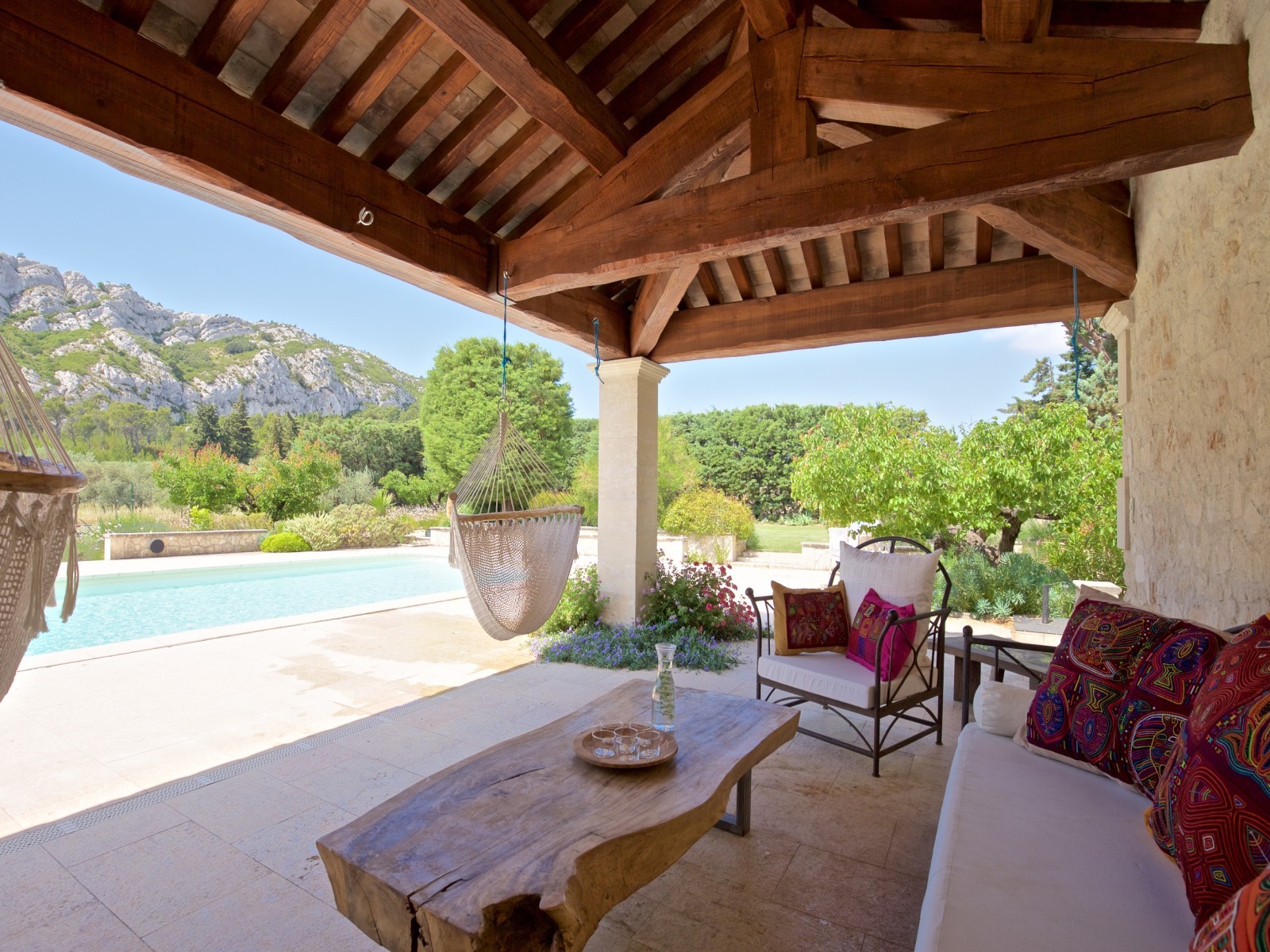 Saint Rémy De Provence Location Villa Luxe Molduvite Terrasse 2