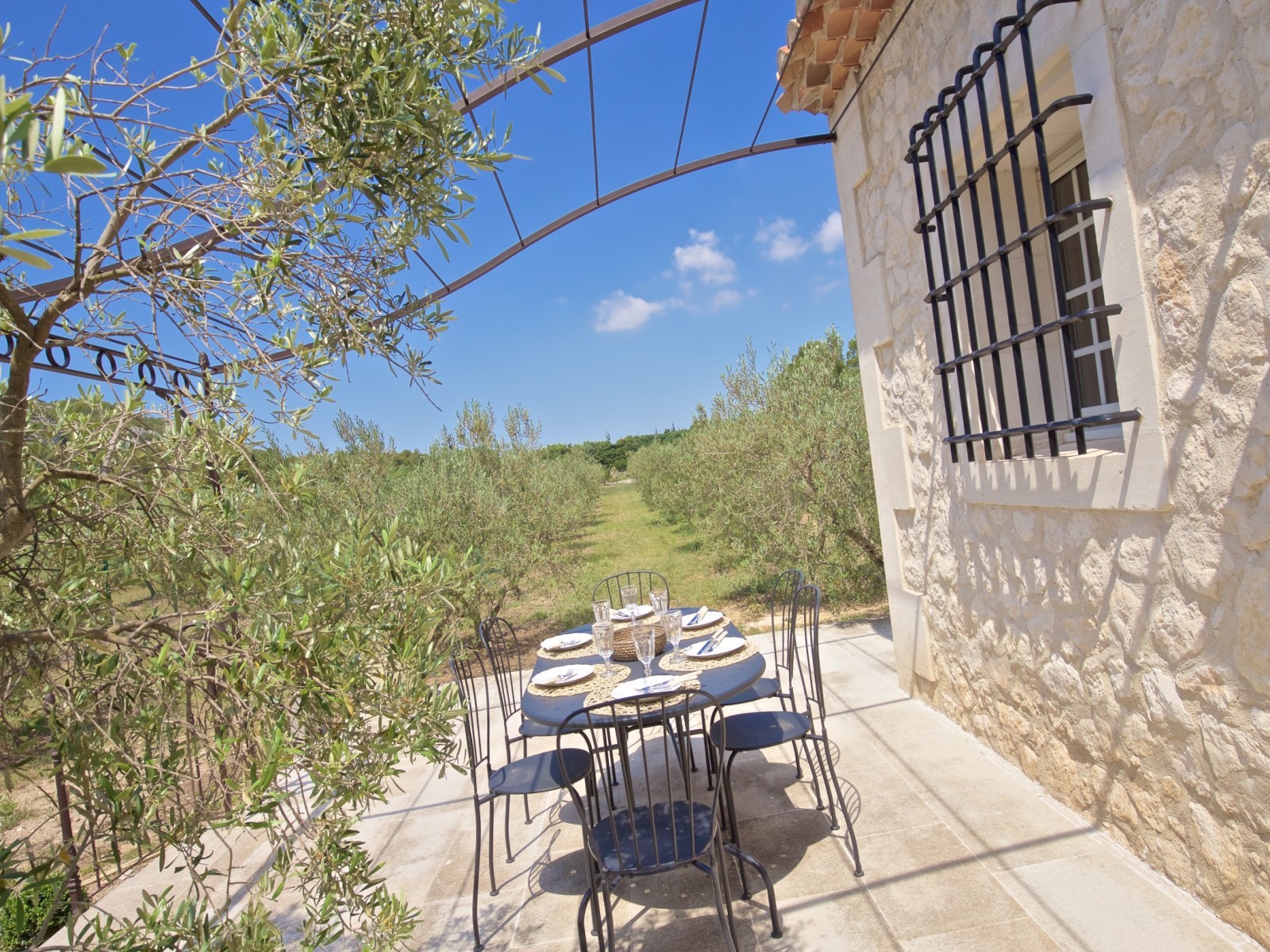 Saint Rémy De Provence Location Villa Luxe Molduvite Terrasse