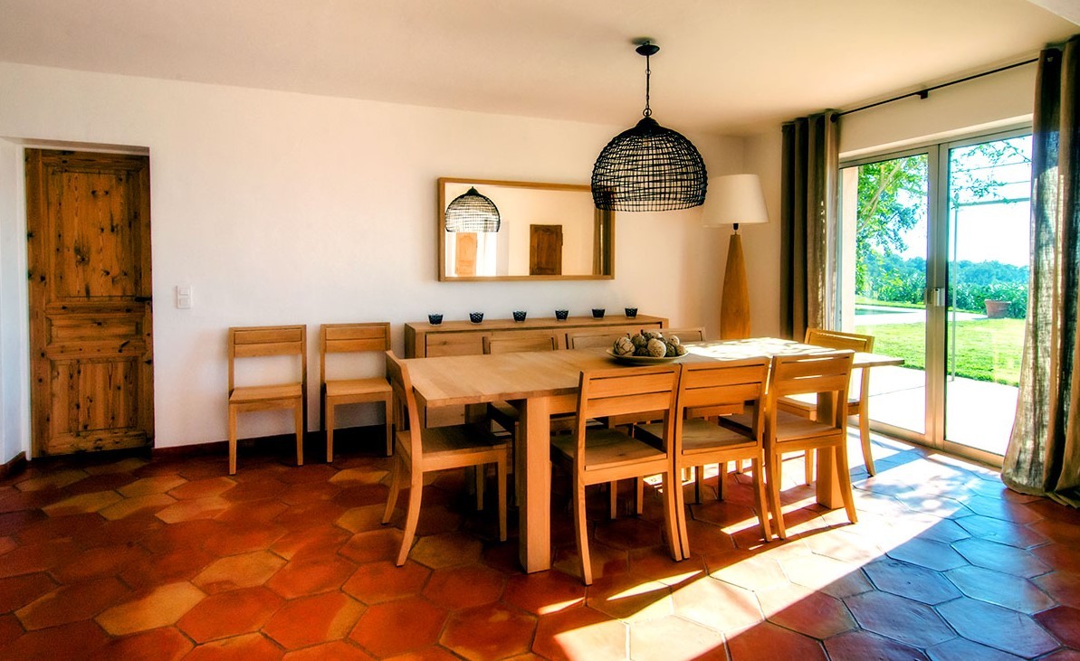 Saint Tropez Luxury Rental Villa Serpolat Dining Room