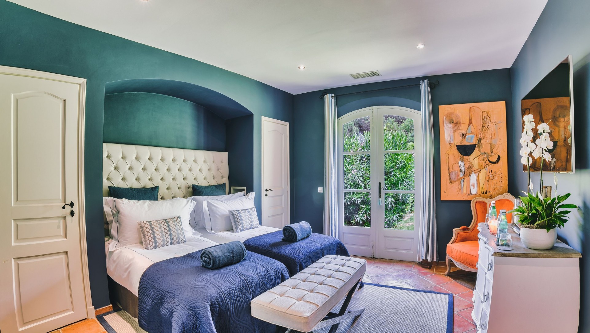 Saint-Tropez Location Villa Luxe Teel Chambre7