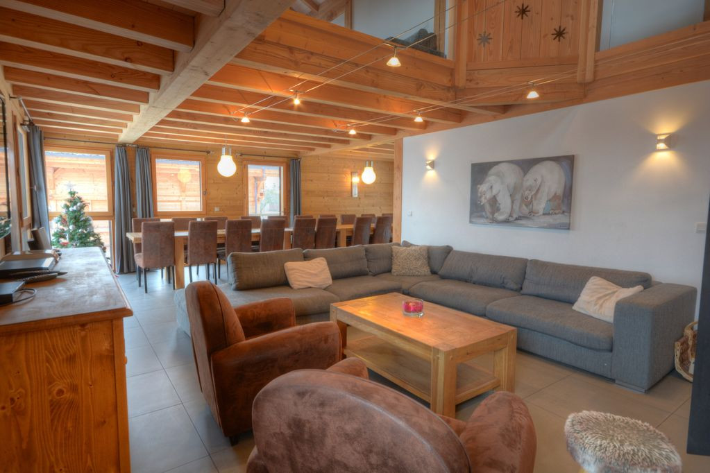 Samoëns Location Chalet Luxe Likatite Salon