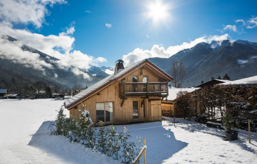 Samoens Location Chalet Luxe Samotite Chalet Extérieur Neige