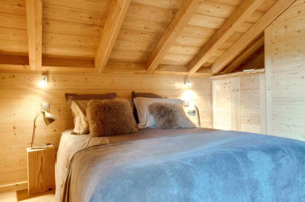 Serre Chevalier Location Chalet Luxe Sapin Chambre