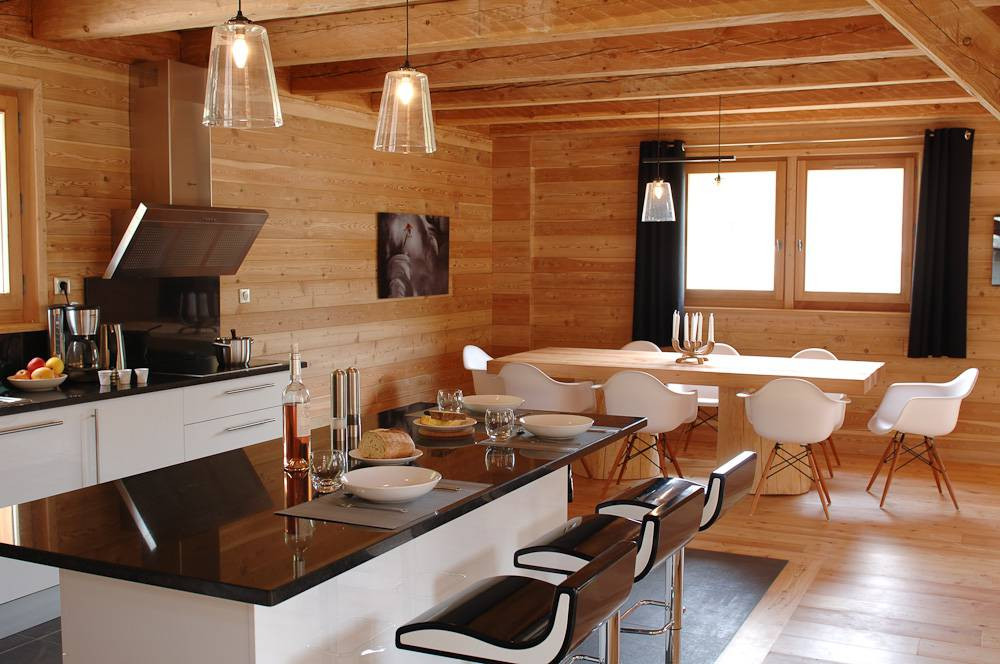 Serre Chevalier Location Chalet Luxe Sclarite Salle A Manger