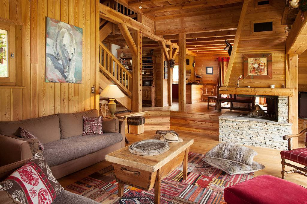 Serre Chevalier Location Chalet Luxe Scotine Salon