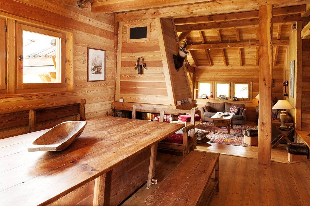 Serre Chevalier Location Chalet Luxe Scotine Séjour