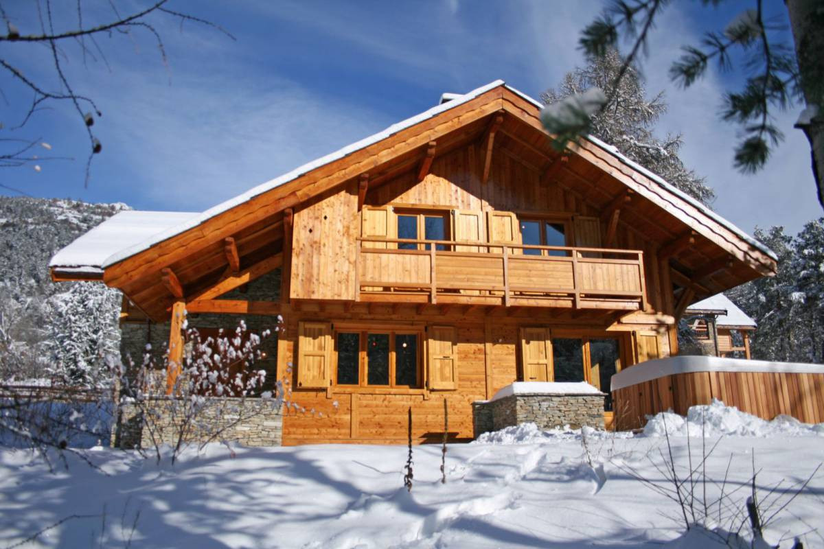 Serre Chevalier Location Chalet Luxe Semeline Extérieur