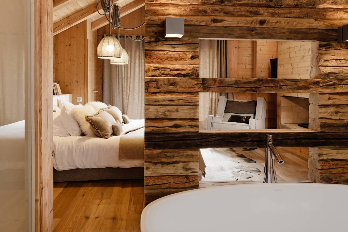 Serre Chevalier Location Chalet Luxe Semilite Chambre 