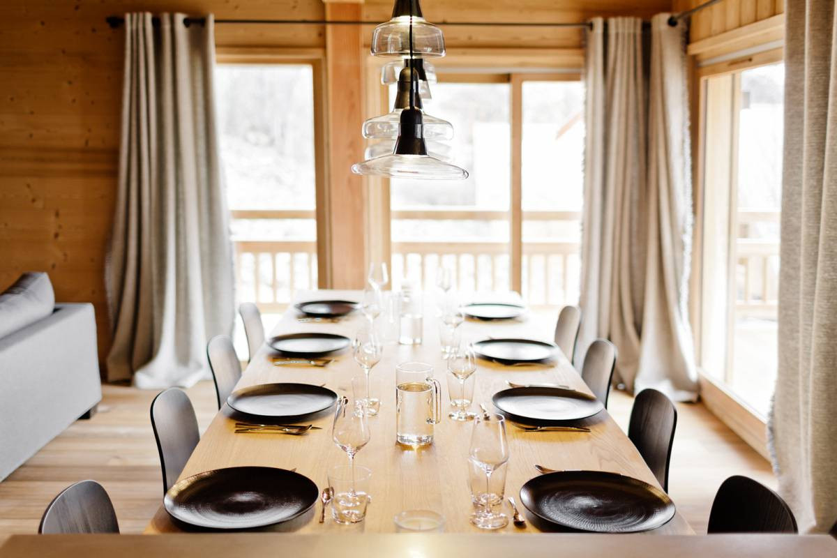 Serre Chevalier Location Chalet Luxe Semilite Salle A Manger 