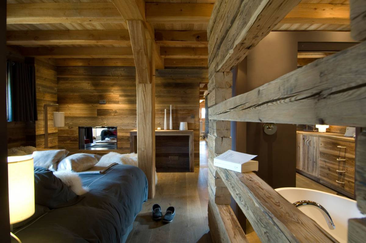 Serre Chevalier Location Chalet Luxe Sericite Chambre 