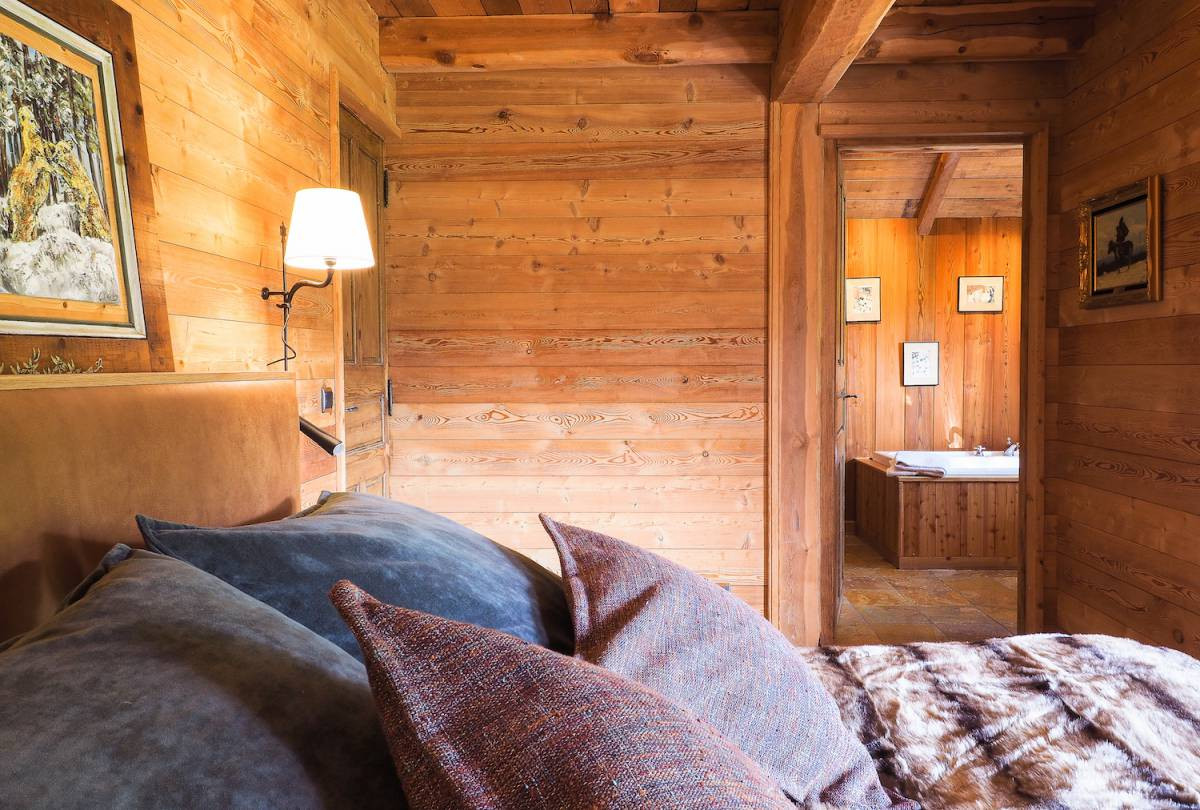 Serre Chevalier Location Chalet Luxe Stuart Saphir Chambre 