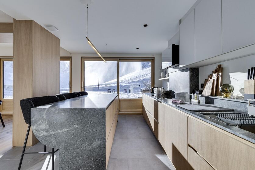 Tignes Location Appartement Luxe Annikute Cuisine 2