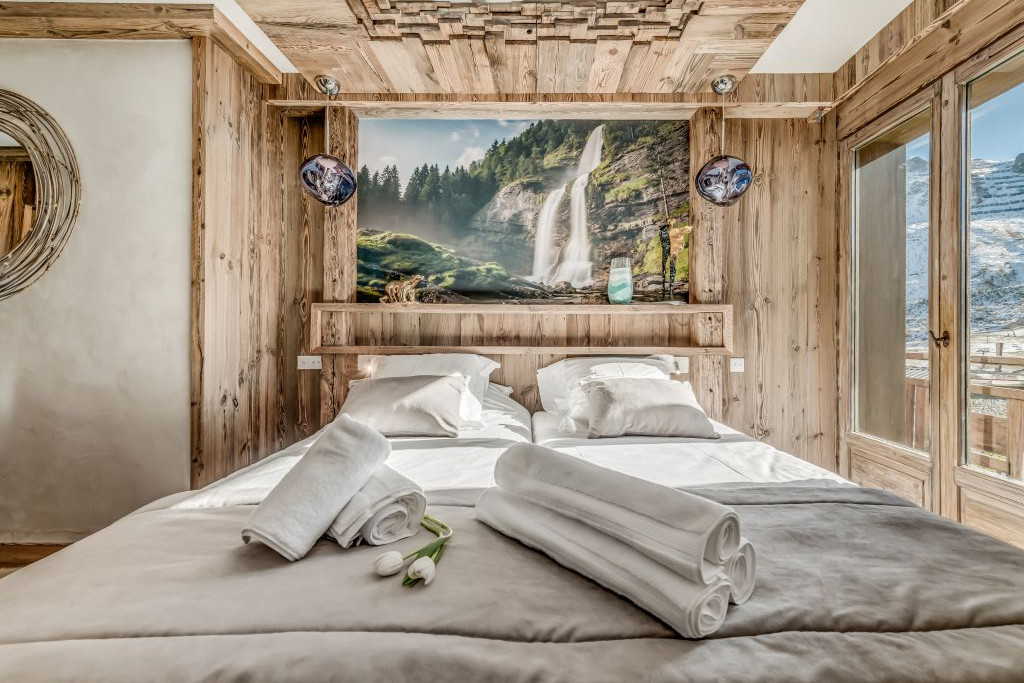 Tignes Location Appartement Luxe Annokite Chambre Cascade 