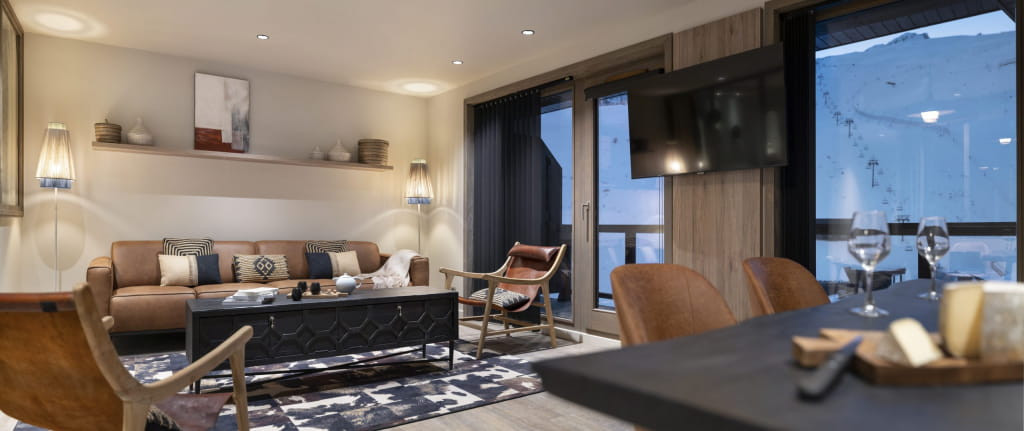 Tignes Location Appartement Dans Résidence Luxe Ineci Séjour 