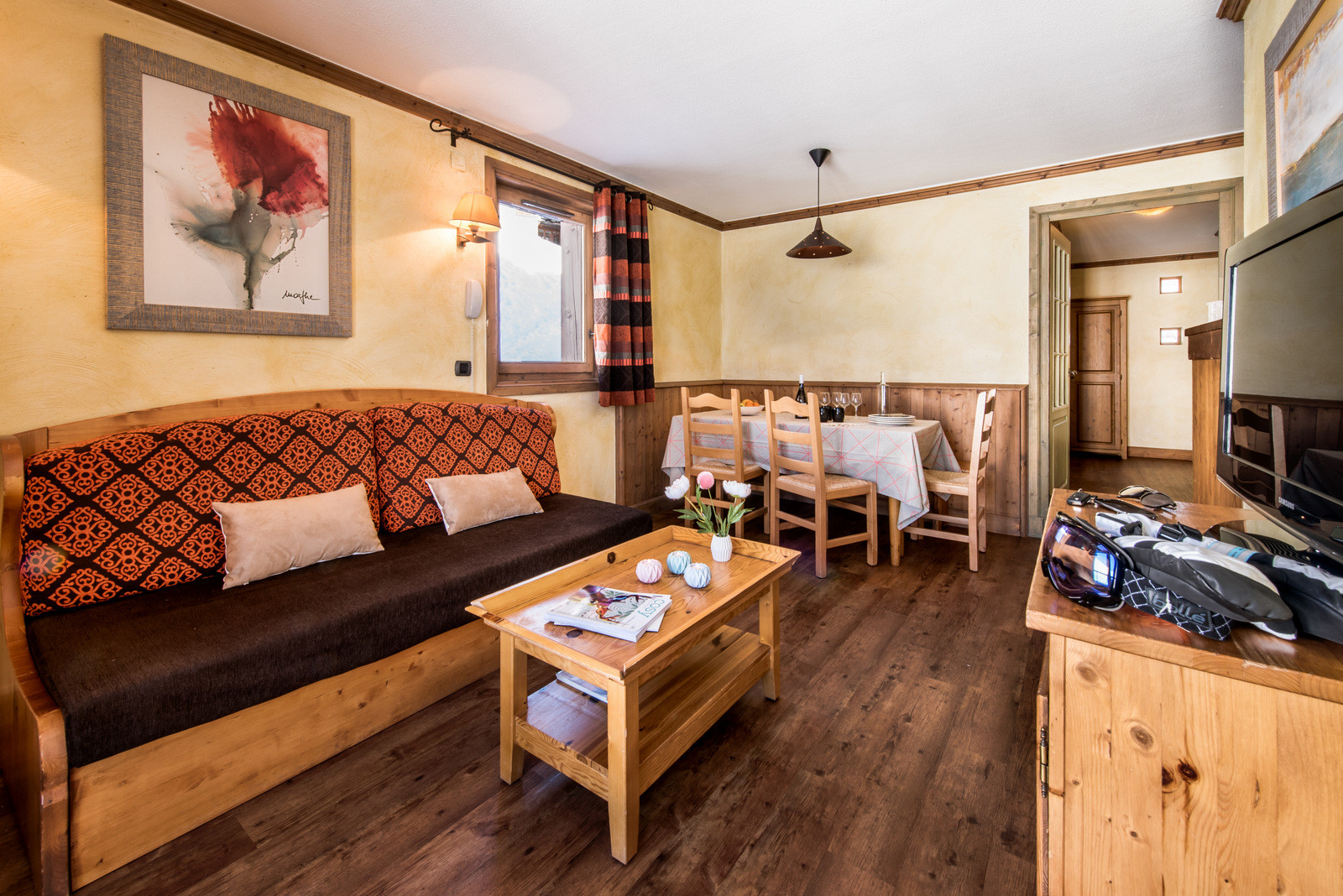 Tignes Location Appartement  Luxe Kiaraz Salon 2
