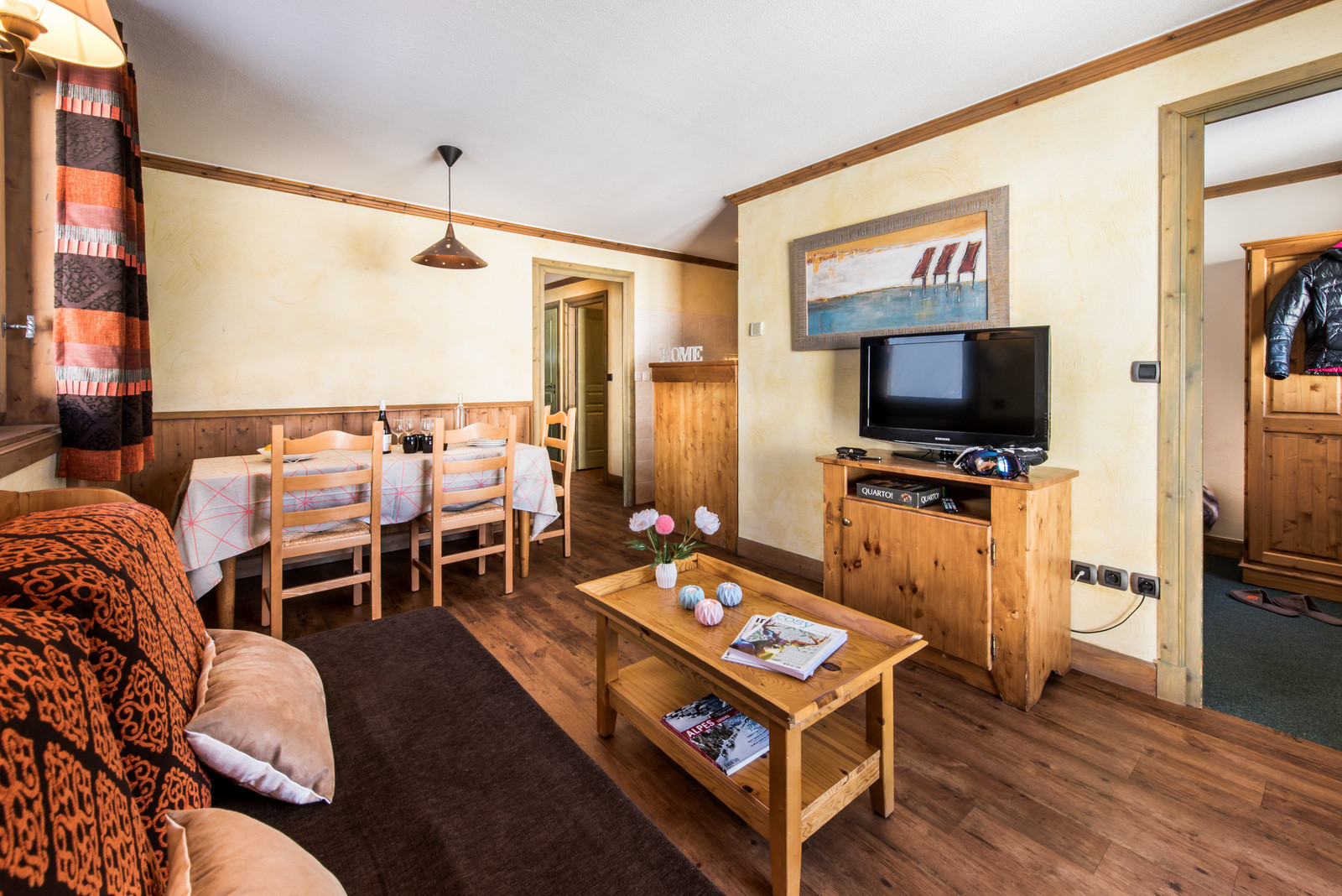 Tignes Location Appartement  Luxe Kiaraz Salon 2