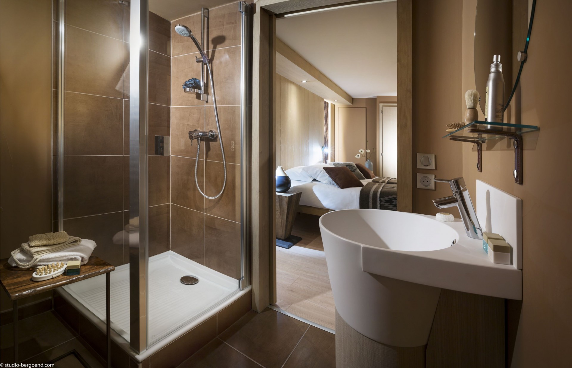 Tignes Rental Appartment Luxury Kyanite Bathroom