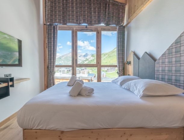 Tignes Location Appartement Luxe Tacusi Chambre 