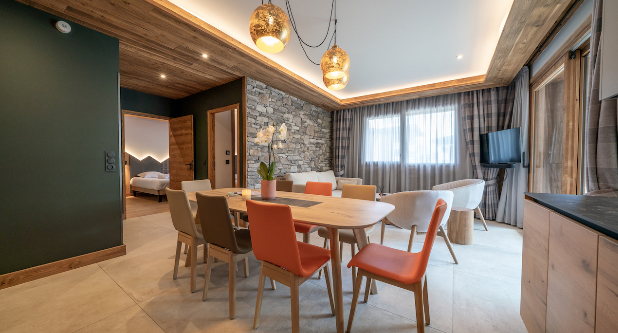 Tignes Location Appartement Luxe Ticusa Séjour 