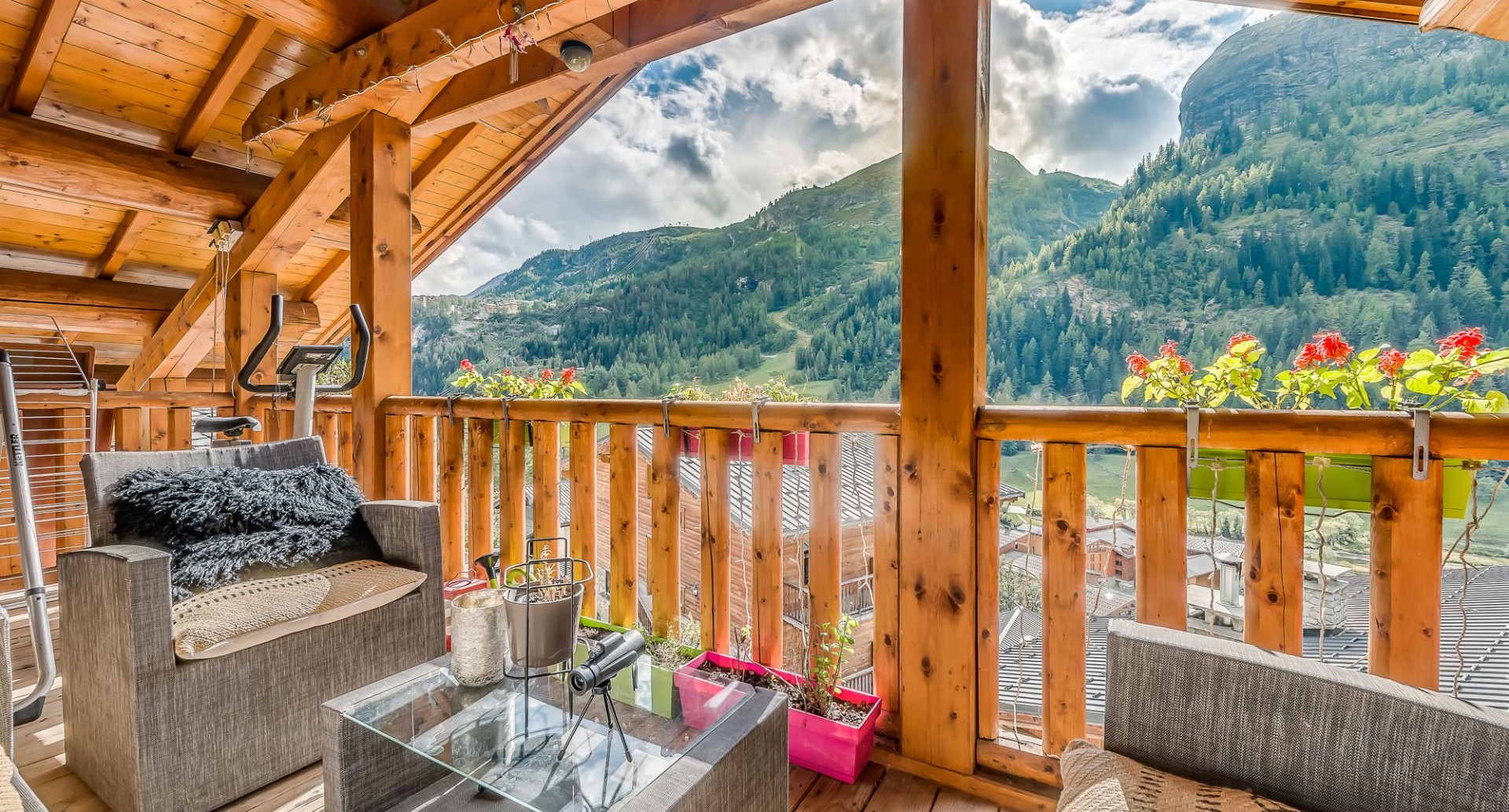 Tignes Location Chalet Luxe Agrezite Terrasse