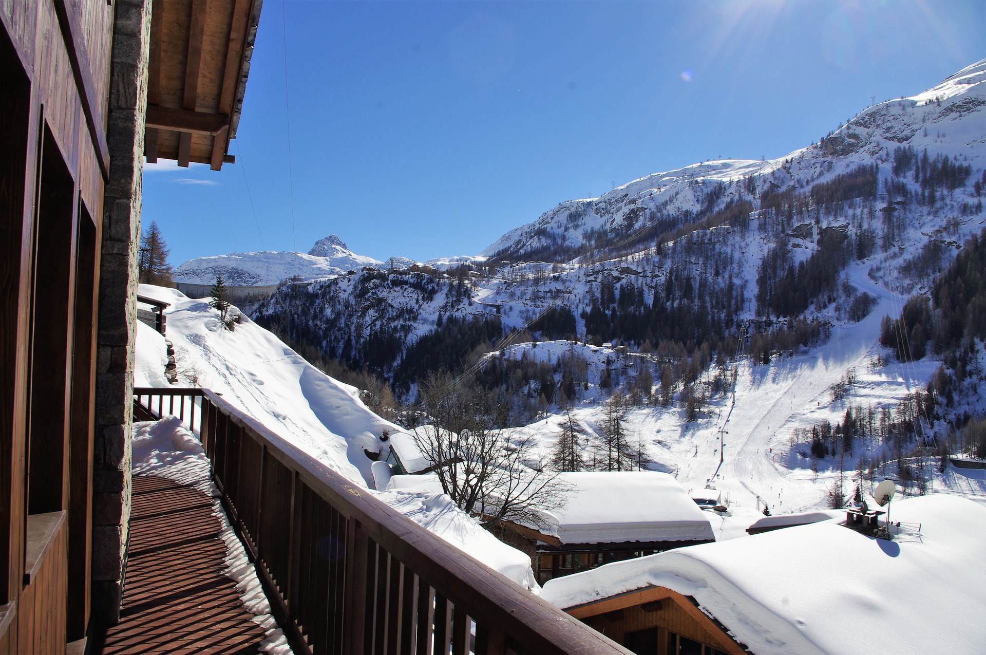 Tignes Location Chalet Luxe Exokate Vue