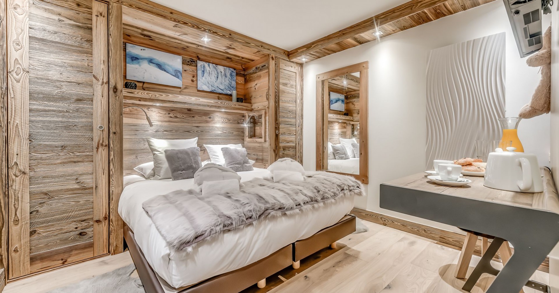 Tignes Location Chalet Luxe Exokite Chambre1