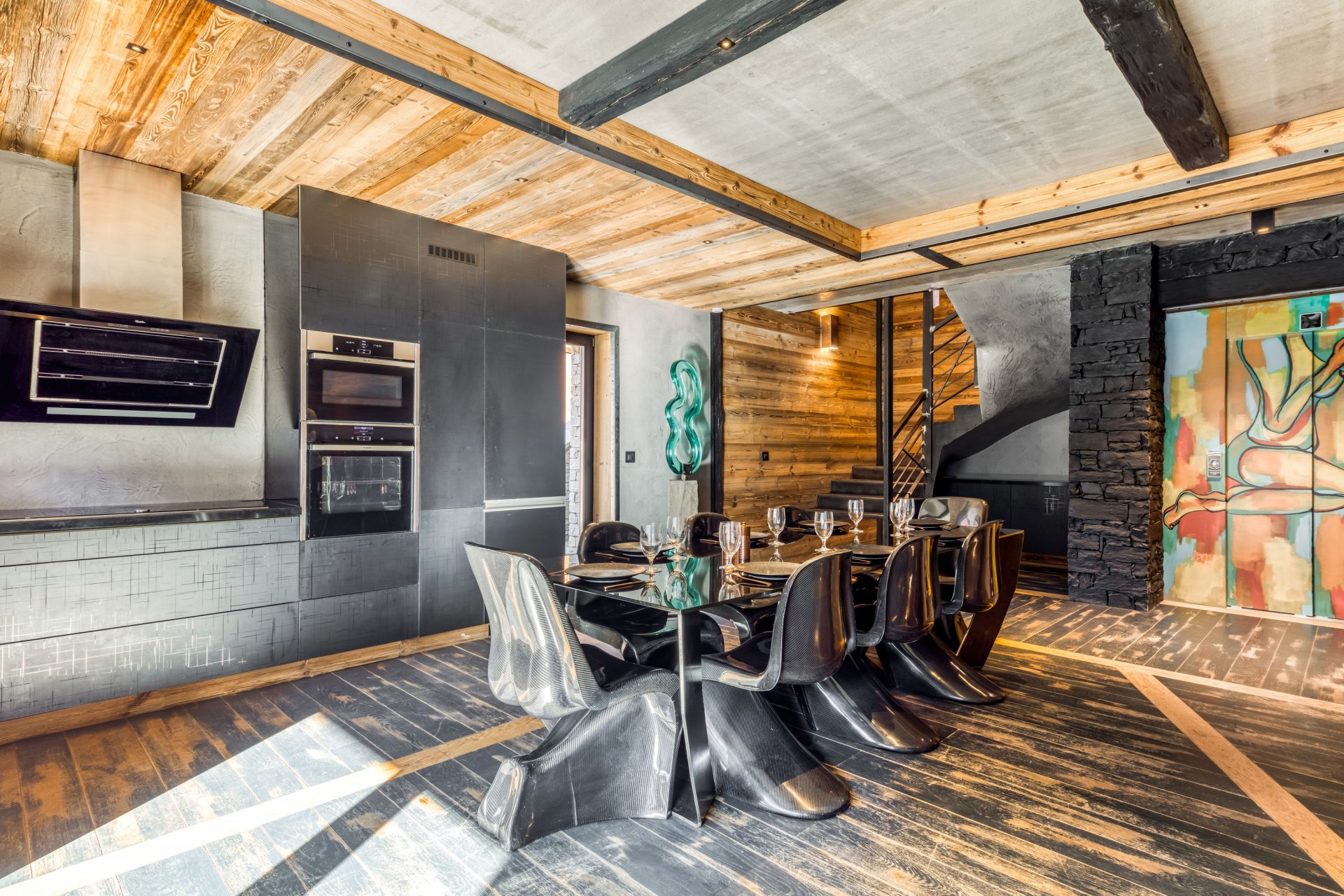 Tignes Location Chalet Luxe Tavanite Salle-A-Manger