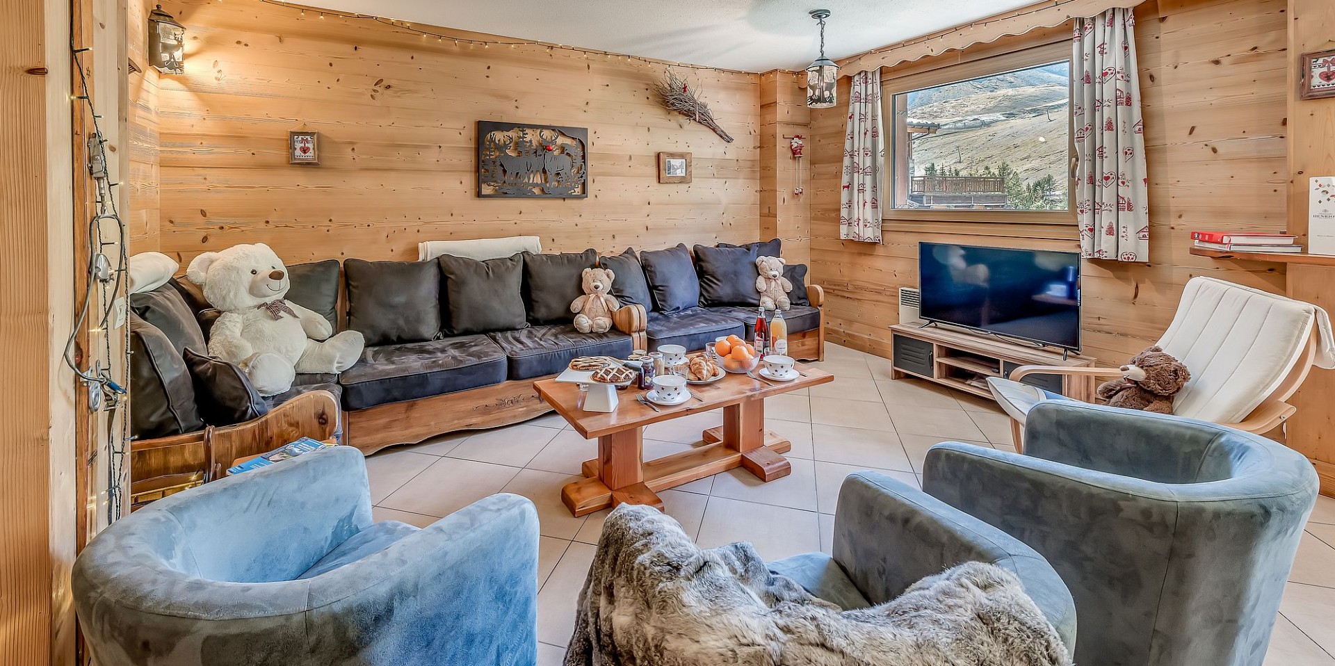 Tignes Location Chalet Luxe Tignou Salon 2