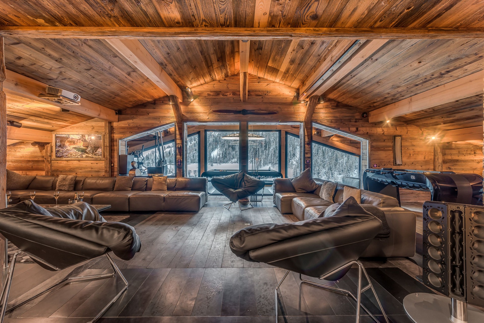 Tignes Location Chalet Luxe Tirodite Séjour8