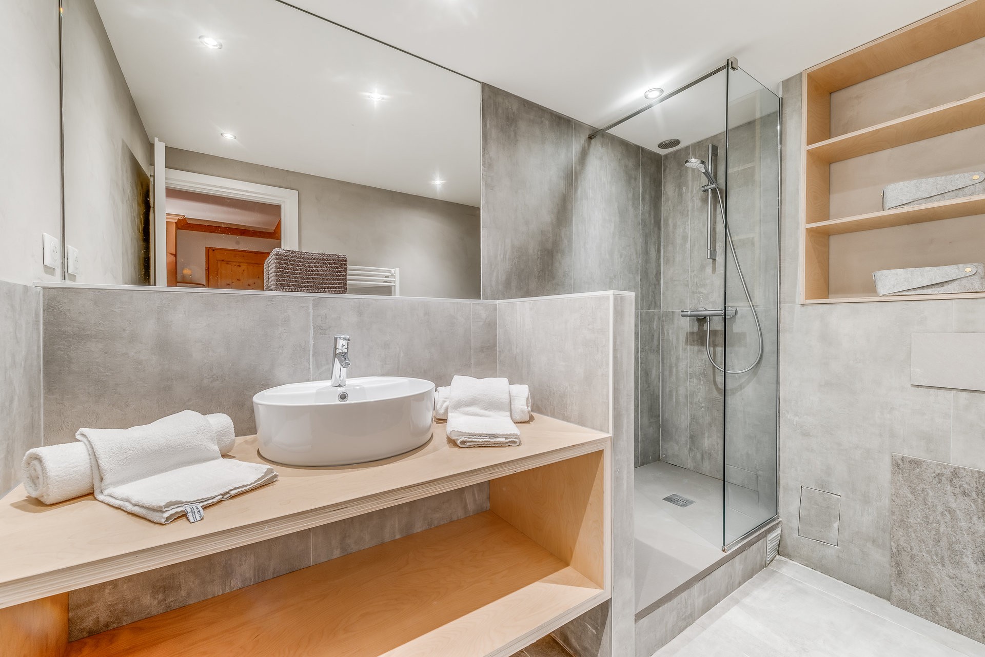 Tignes Location Chalet Luxe Valumarite Douche