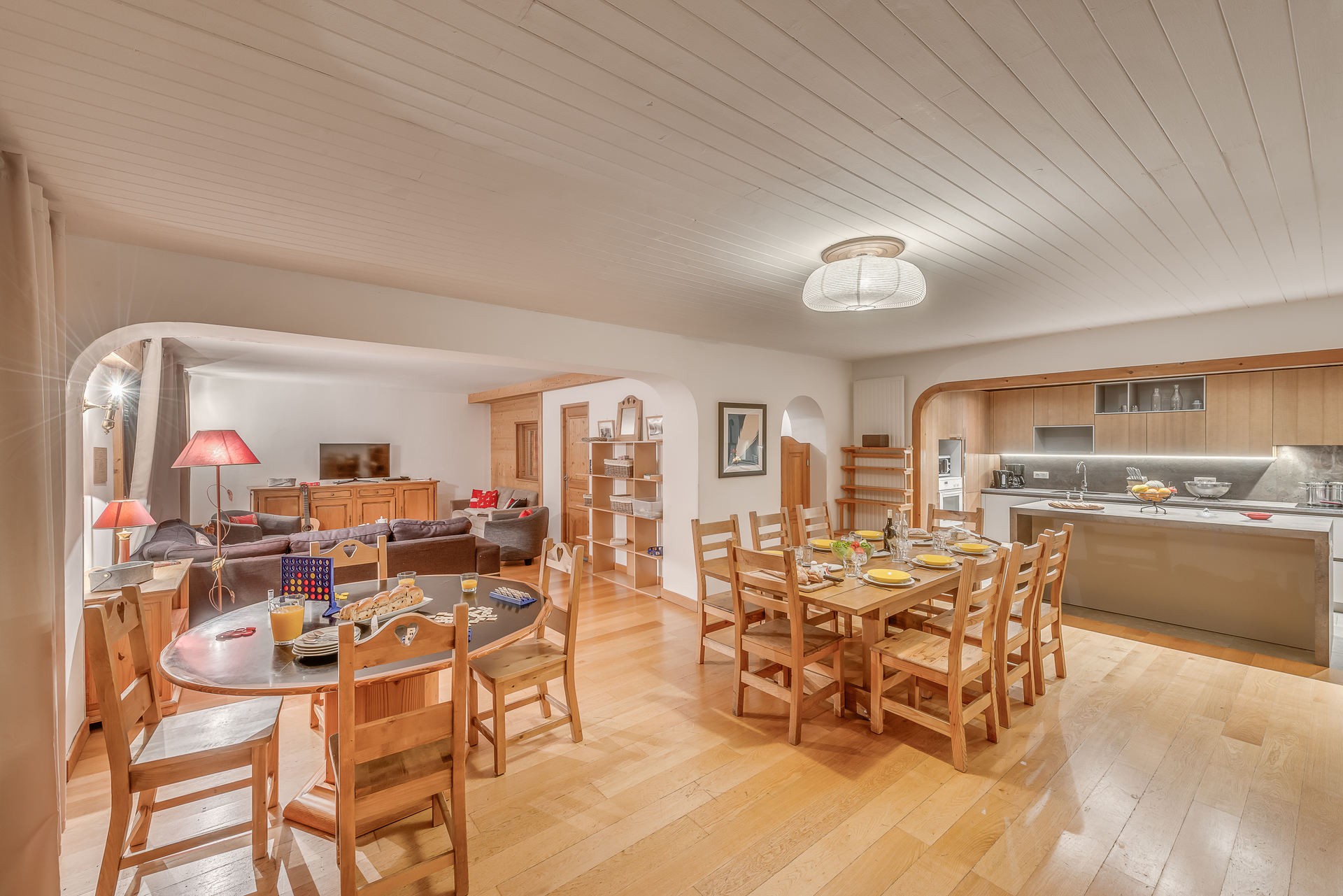 Tignes Location Chalet Luxe Valumarite Salon1