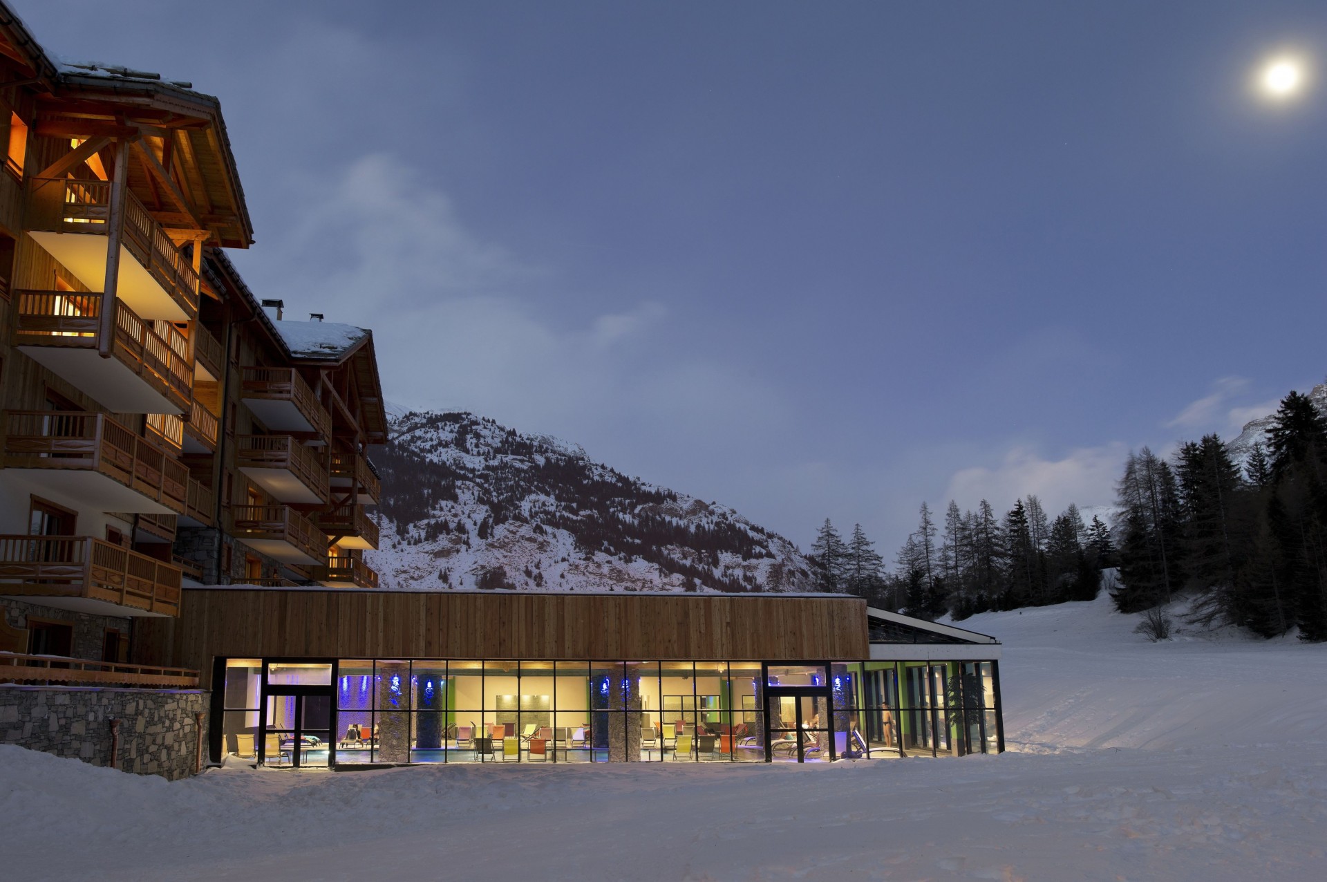 Val Cenis Location Appartement Luxe Verre Opalin Extérieur 2