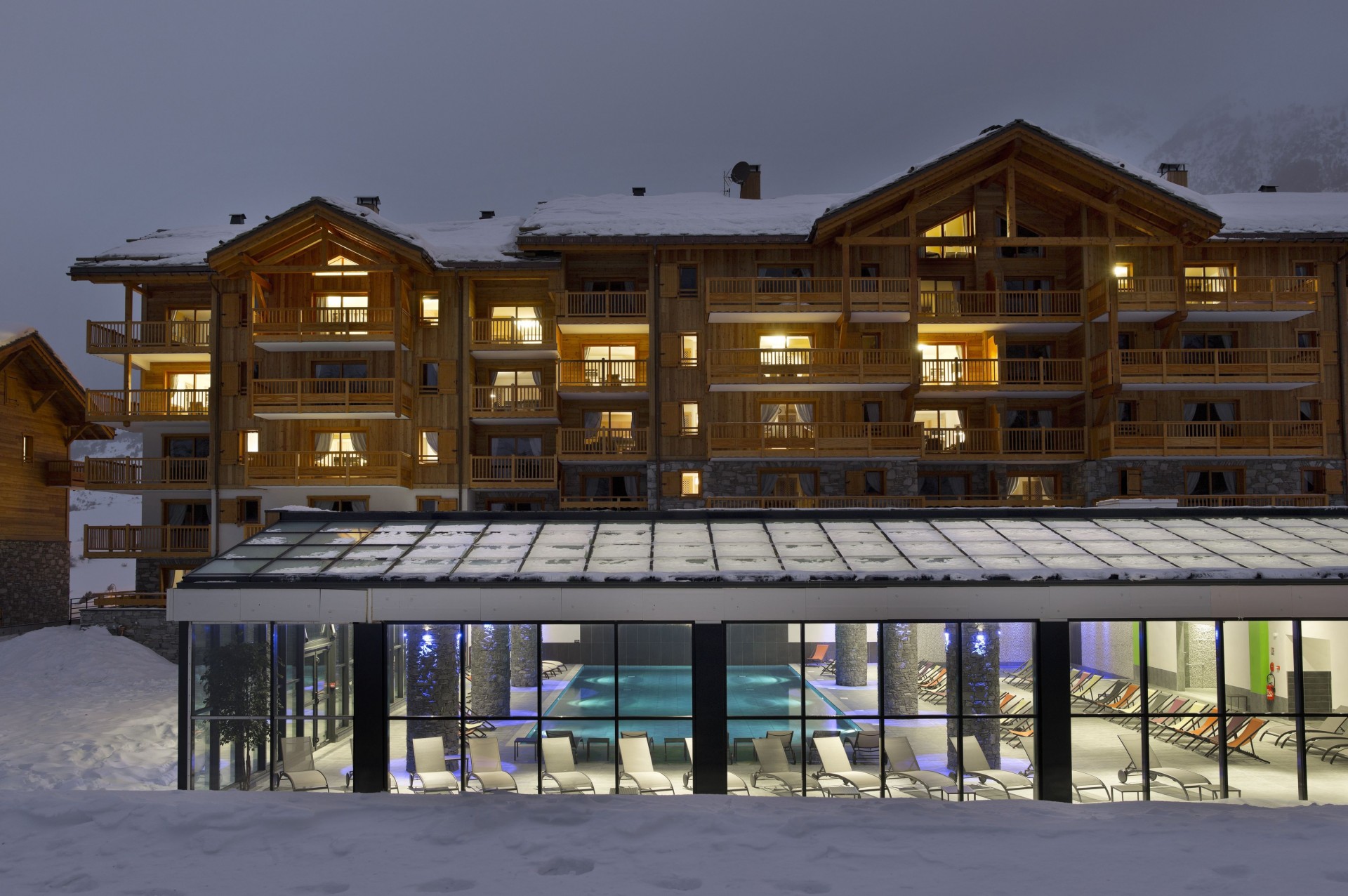 Val Cenis Location Appartement Luxe Verre Opalin Extérieur 