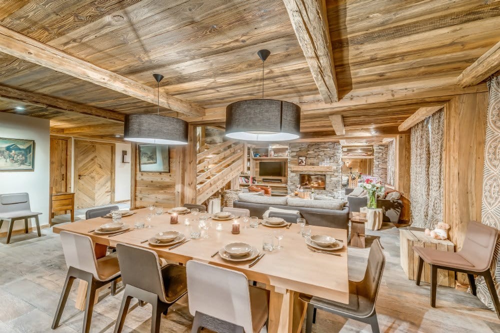 Val d'Isère Location Appartement Dans Résidence Luxe Solena Séjour