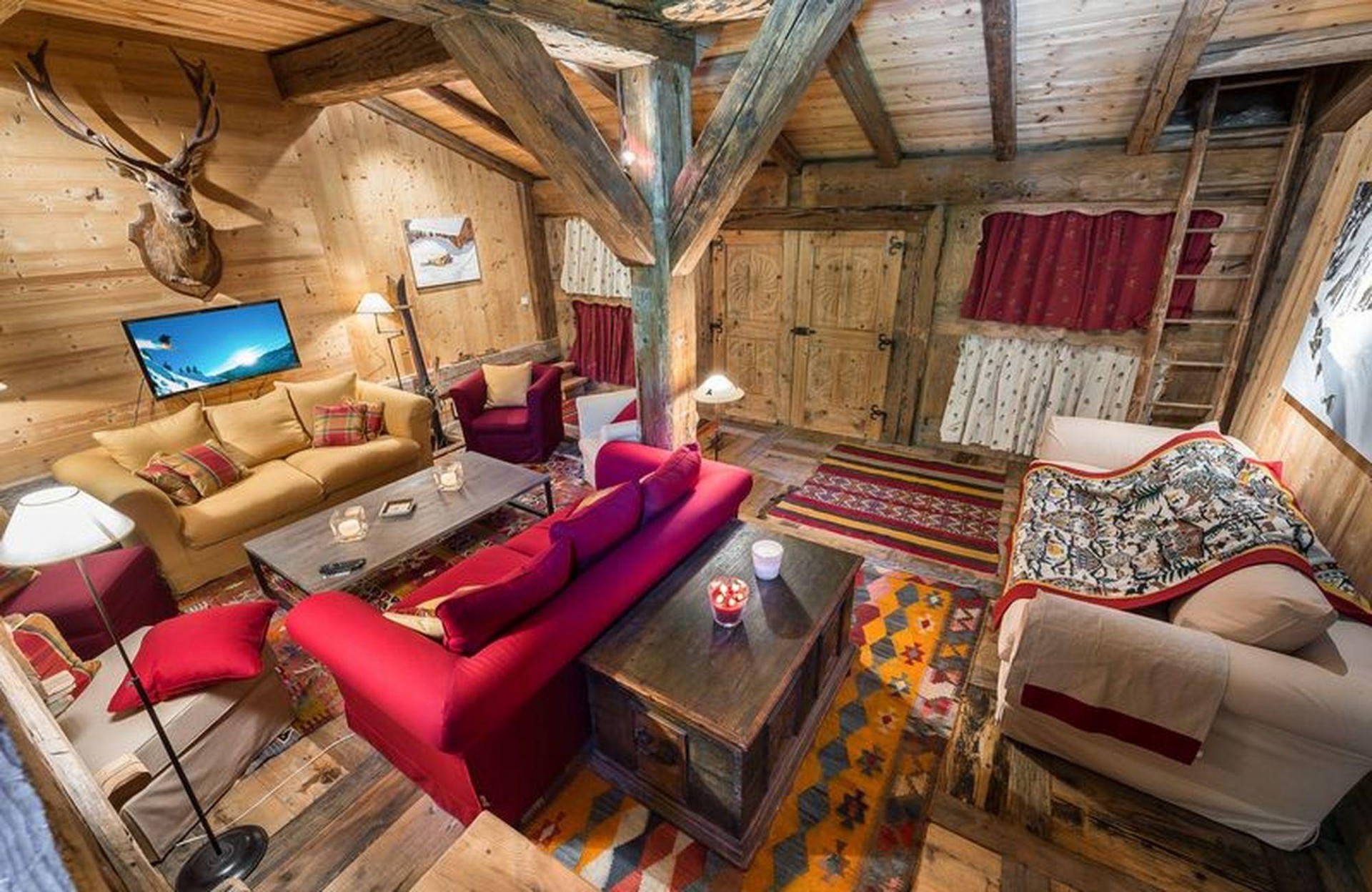 Val d’Isère Location Appartement Luxe Danay Séjour