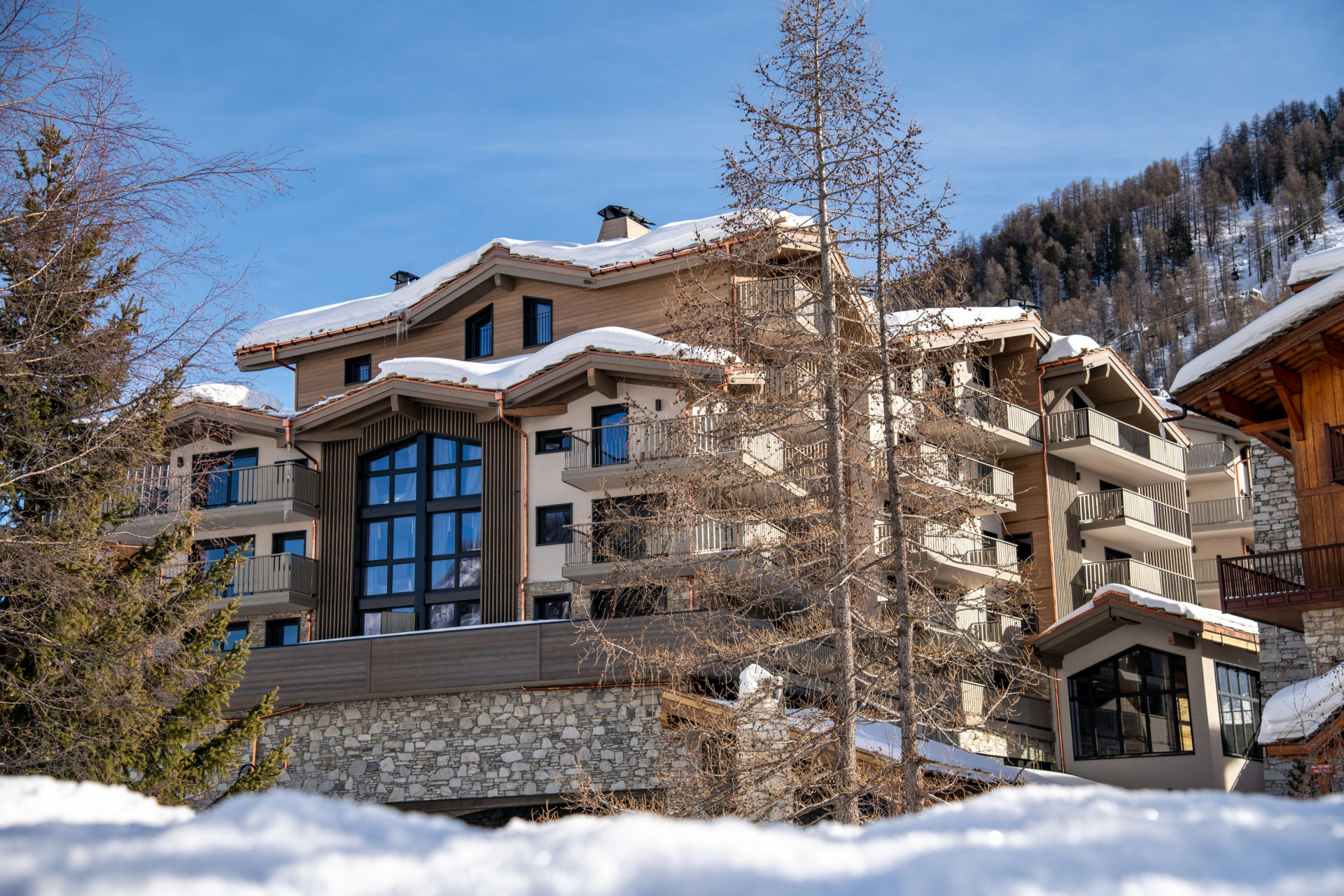 Val D'Isère Location Appartement Dans Résidence Luxe Finili Extérieur