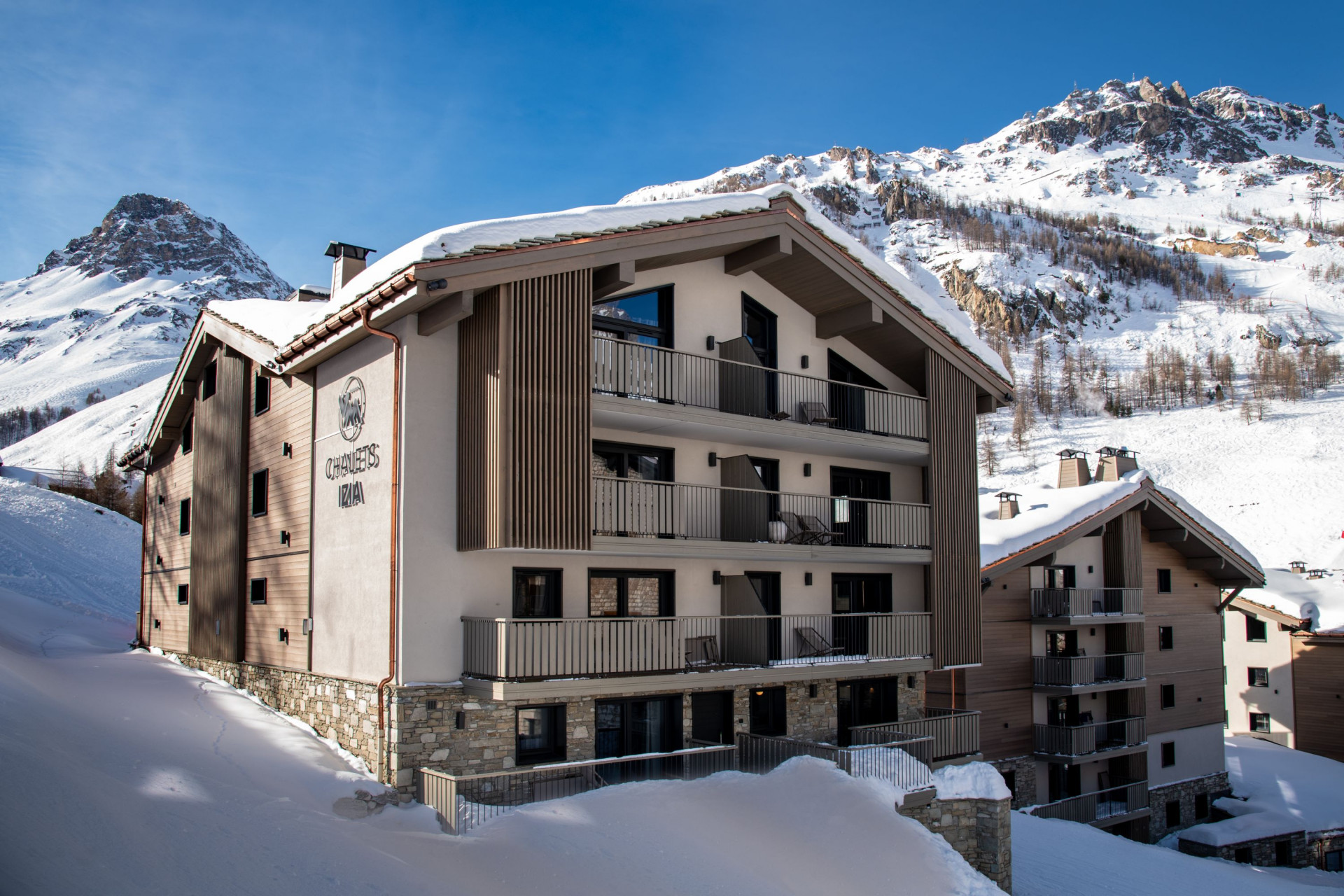 Val D'Isère Location Appartement Dans Résidence Luxe Finizi Extérieur Jour