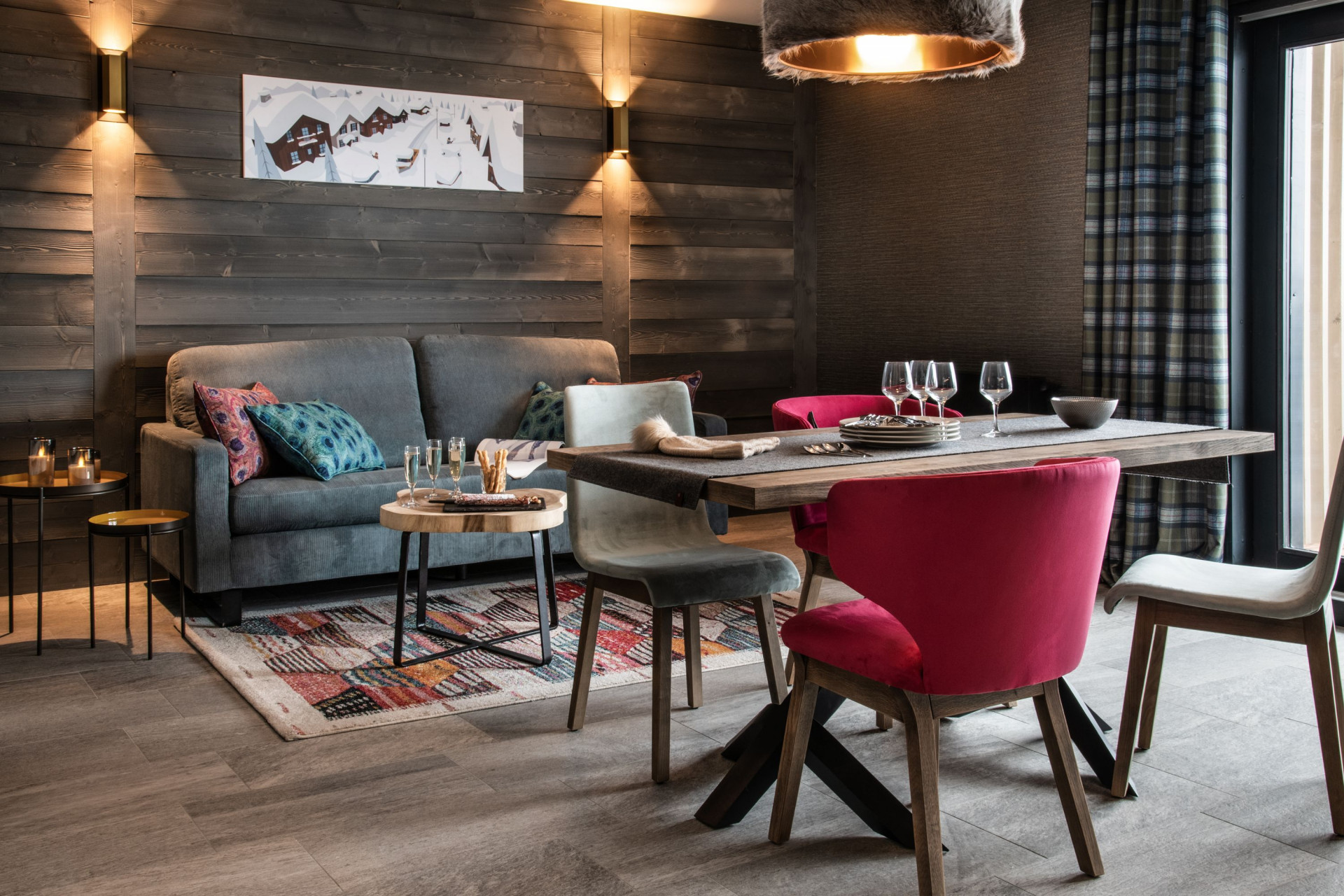 Val D'Isère Location Appartement Dans Résidence Luxe Finizi Salon