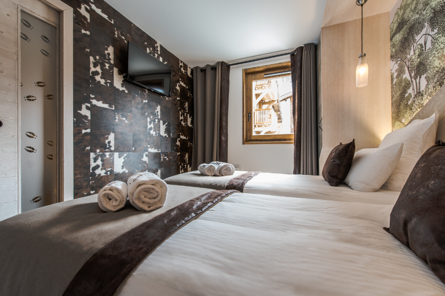 Val D'isère Location Appartement Dans Résidence  Luxe Fonolo Chambre