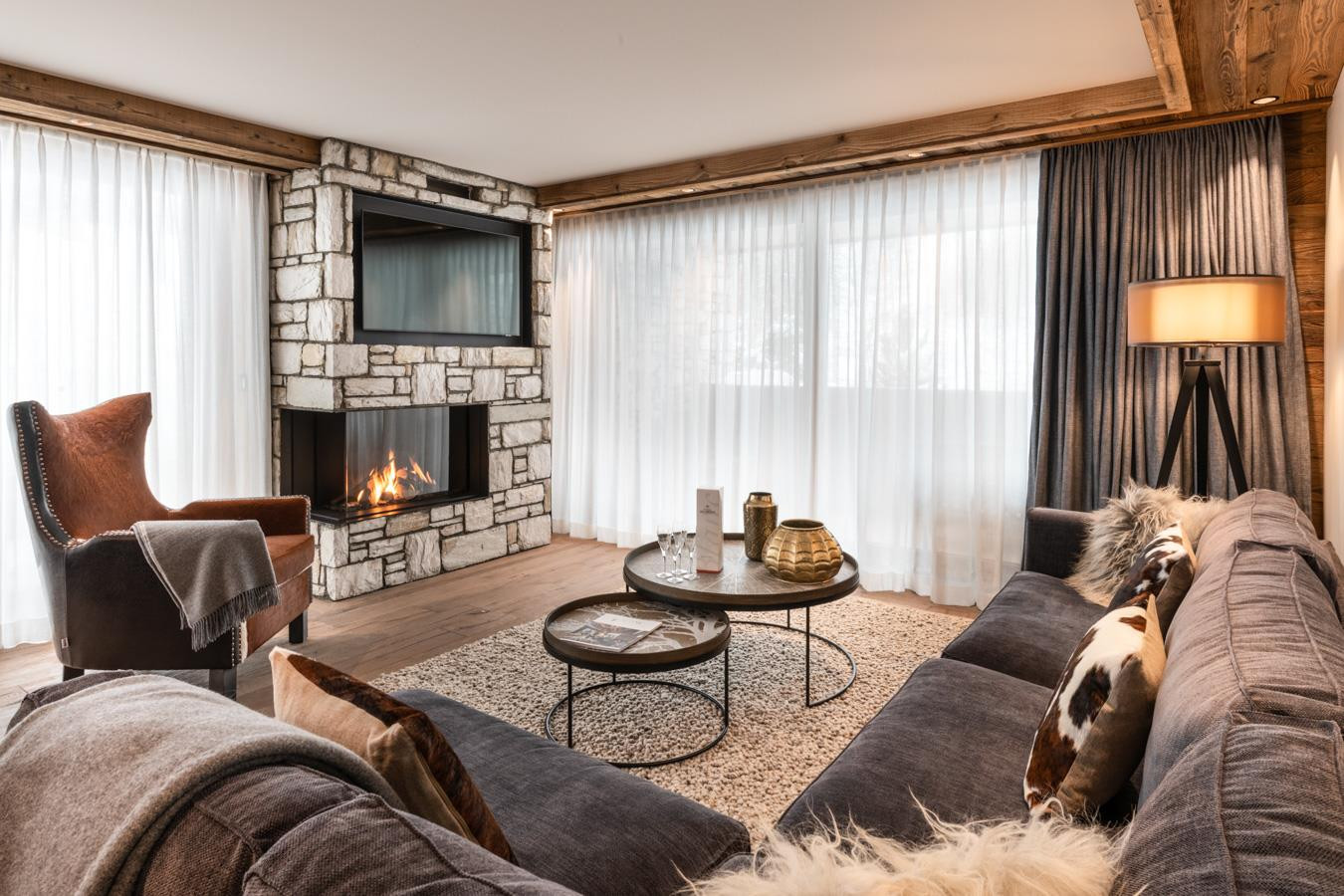 Val D Isère Location Appartement Luxe Tanakite Cheminée 