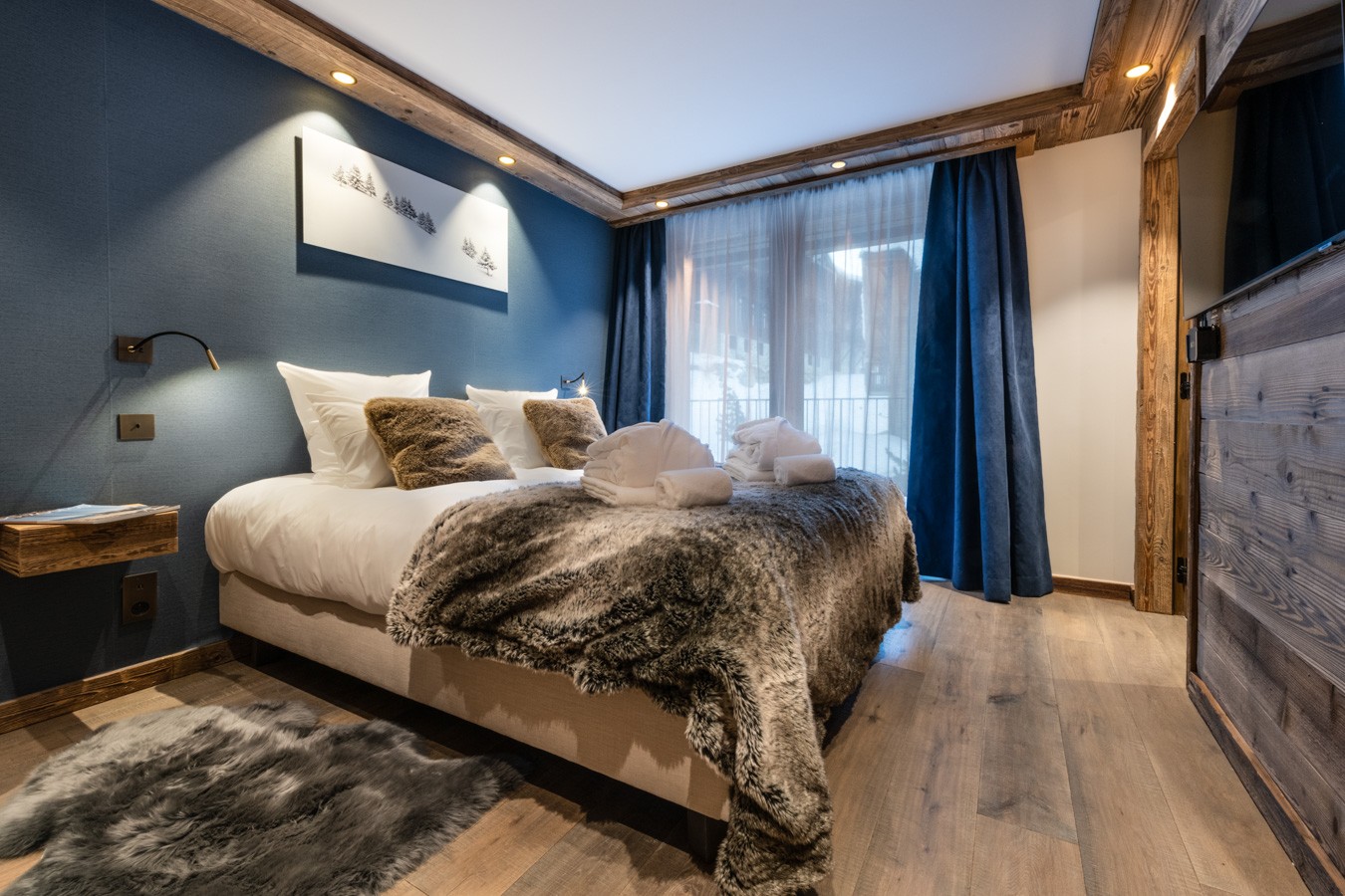 Val D'Isère Location Appartement Dans Résidence Luxe Tanikite Chambre 2
