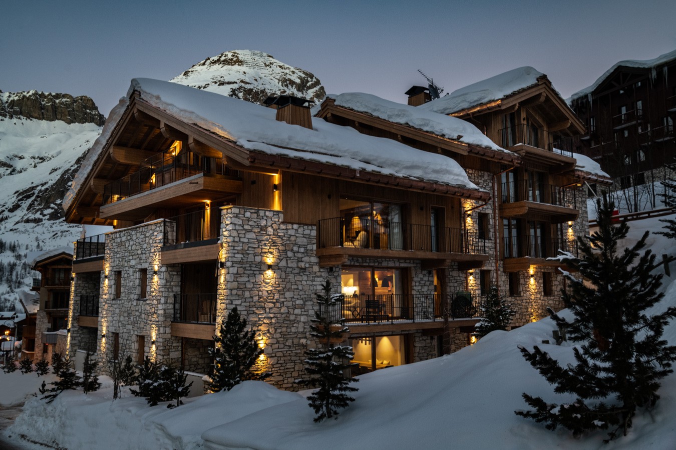 Val D'Isère Location Appartement Dans Résidence Luxe Tanikite Extérieur