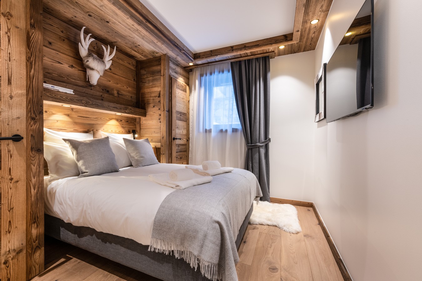 Val D'Isère Location Appartement Dans Résidence Luxe Tante Chambre 2